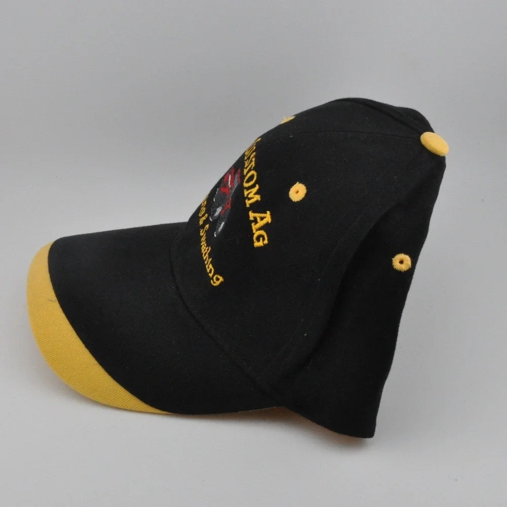 Unbranded All Custom Ag Hat OS‎ Black Excellent Seeding Swathing Tractor Cap